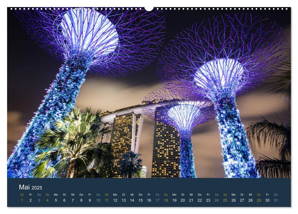 Bild: 9783435441990 | Singapur bei Nacht und Tag (hochwertiger Premium Wandkalender 2025...