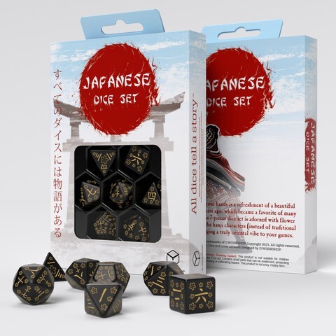 Cover: 5907699496167 | Japanese Dice Set: Deep Night Firefly | Q-workshop | EAN 5907699496167