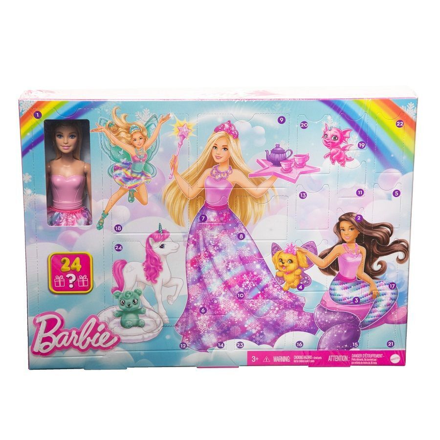 Cover: 194735206285 | Barbie Dreamtopia Adventskalender | Kalender | Fensterkarton | Mattel