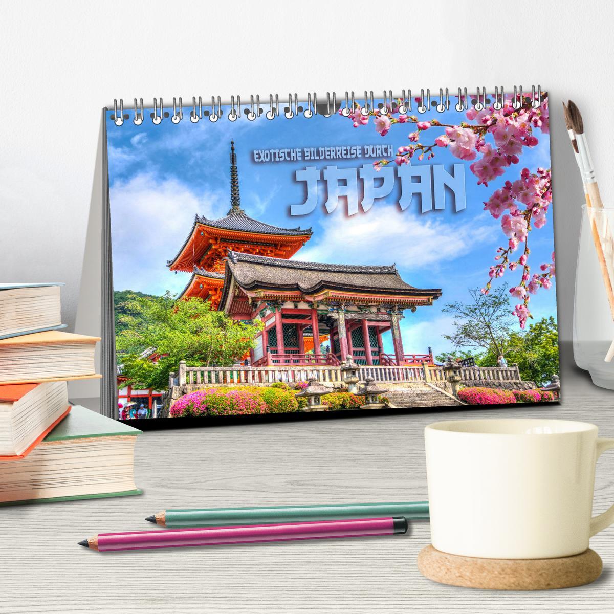 Bild: 9783435286683 | Exotische Bilderreise durch Japan (Tischkalender 2025 DIN A5 quer),...