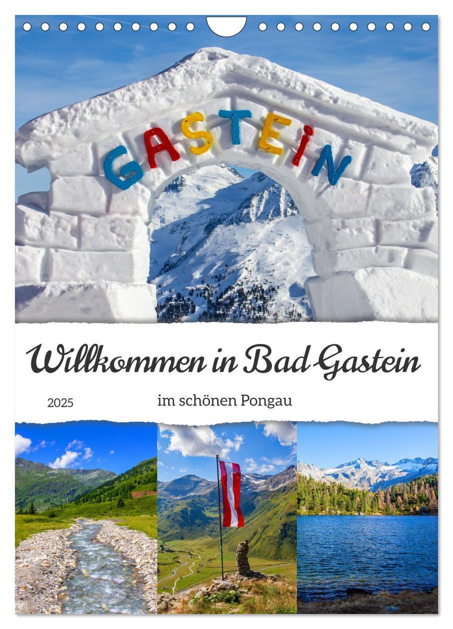 Cover: 9783435843220 | Willkommen in Bad Gastein (Wandkalender 2025 DIN A4 hoch), CALVENDO...