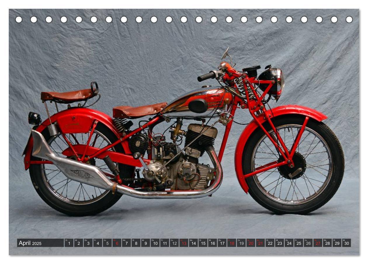 Bild: 9783435684786 | Deutsche Motorrad Oldtimer (Tischkalender 2025 DIN A5 quer),...