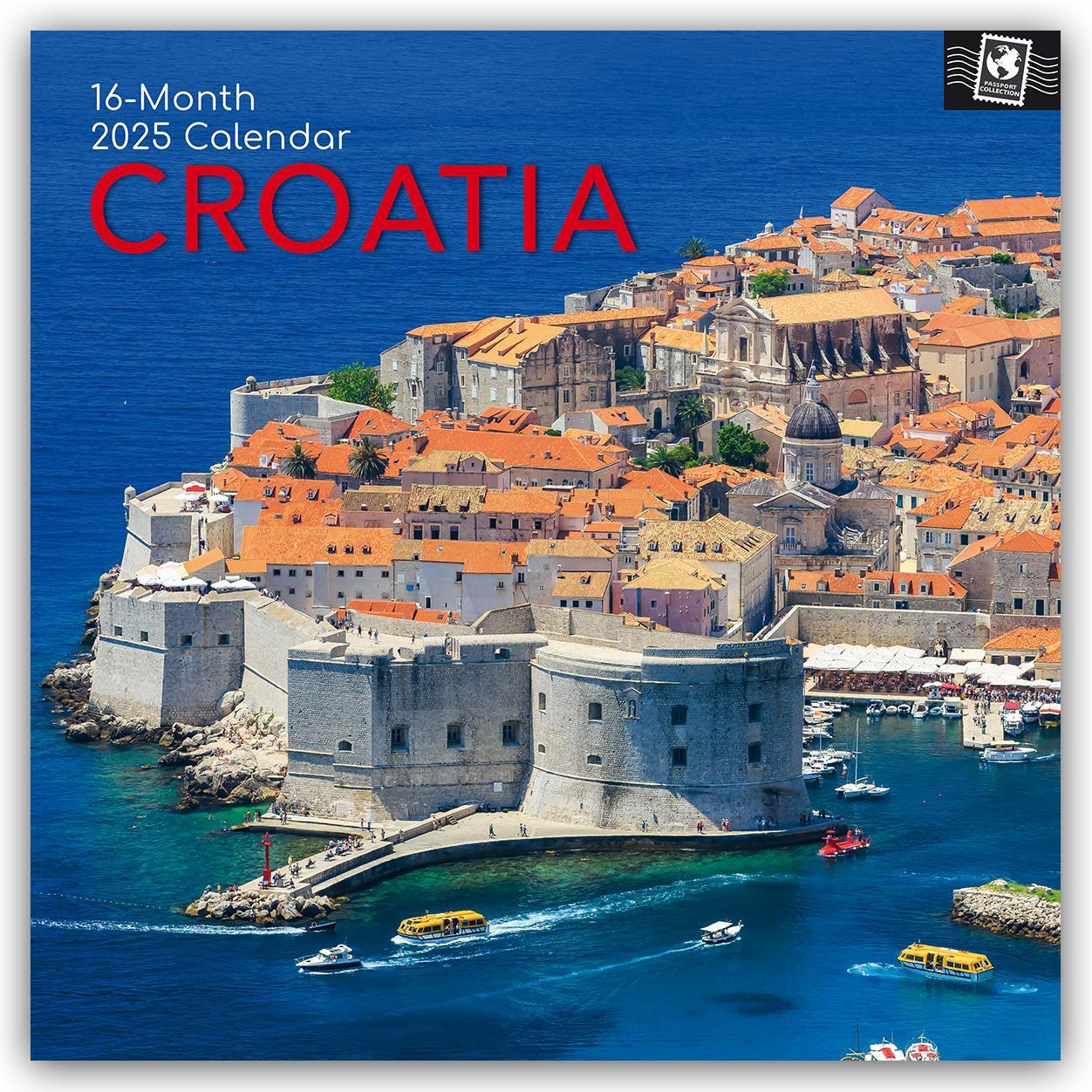 Cover: 9781835360057 | Croatia - Kroatien 2025 - 16-Monatskalender | The Gifted | Kalender