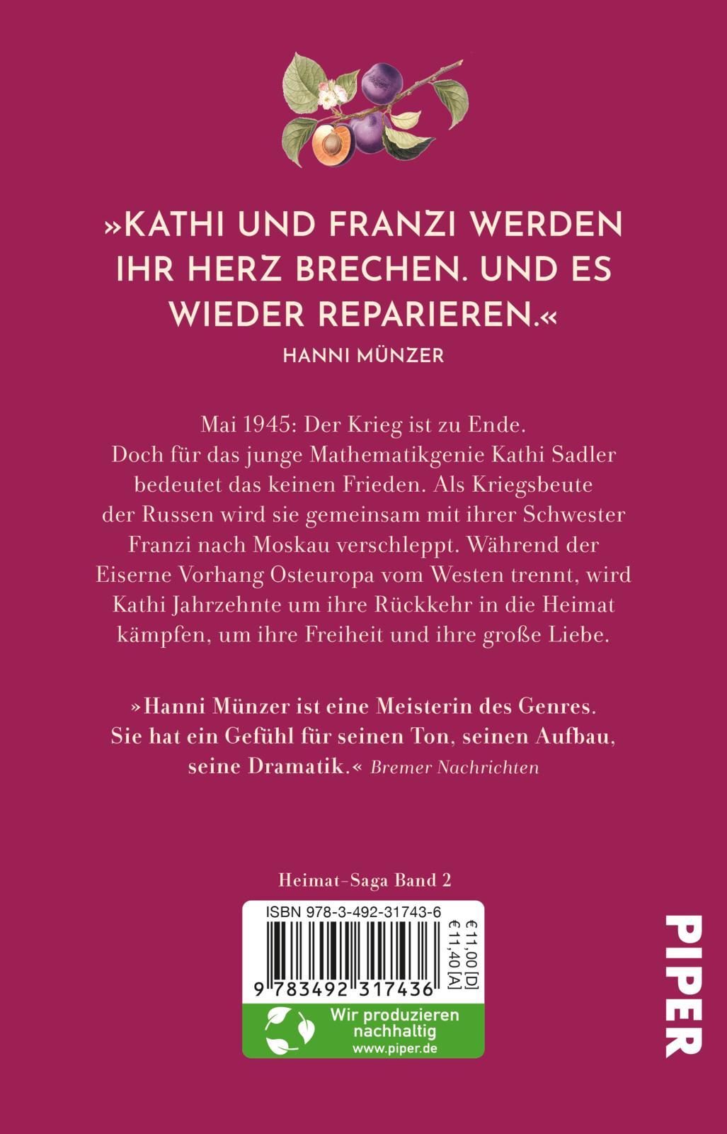 Rückseite: 9783492317436 | Als die Sehnsucht uns Flügel verlieh | Hanni Münzer | Taschenbuch