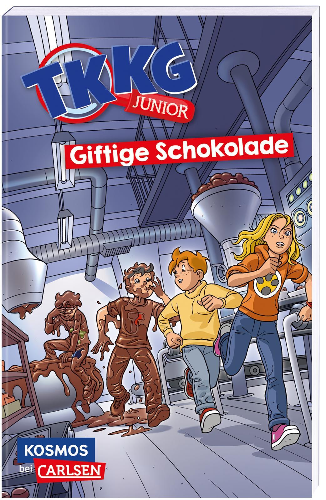 Cover: 9783551320285 | TKKG Junior: Giftige Schokolade | Ein spannender Krimi ab 8! | Vogel