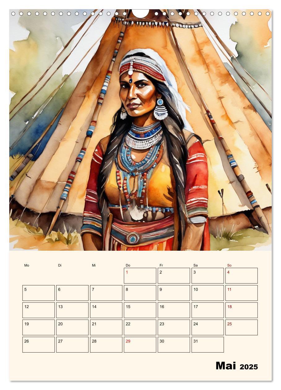 Bild: 9783383814808 | Indianische Kultur (Wandkalender 2025 DIN A3 hoch), CALVENDO...