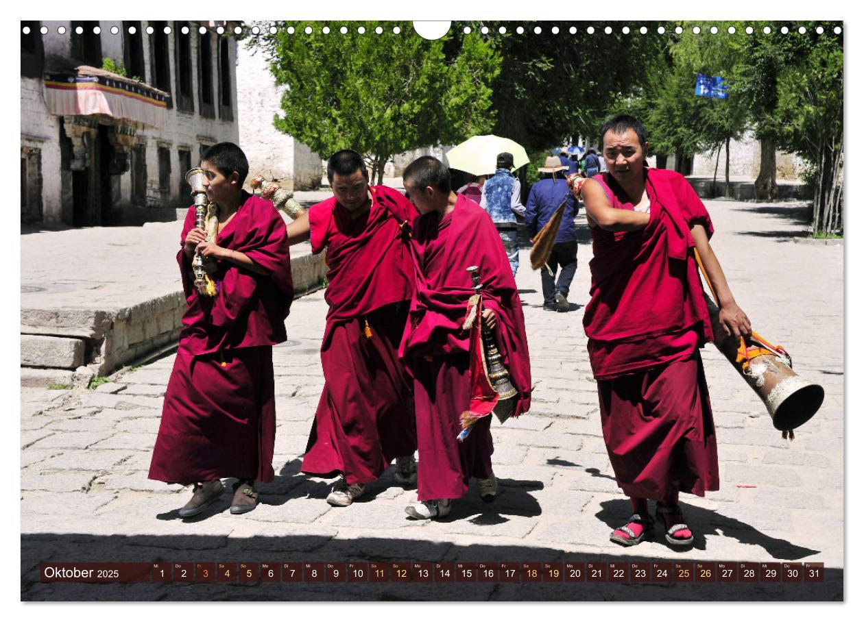 Bild: 9783383978265 | Tibet bewegt (Wandkalender 2025 DIN A3 quer), CALVENDO Monatskalender