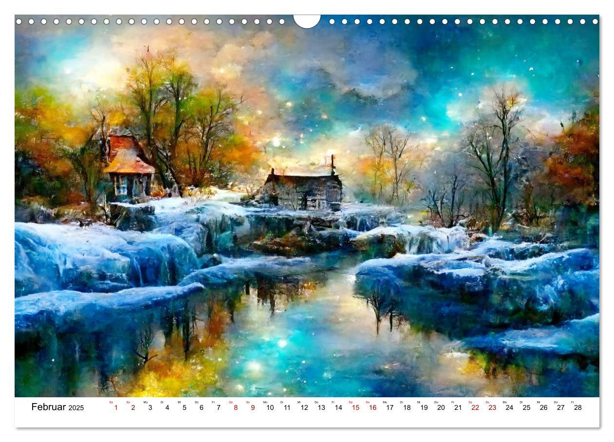 Bild: 9783383934315 | Fantasie Cottages - Ein Jahr durch die Märchenwelt (Wandkalender...