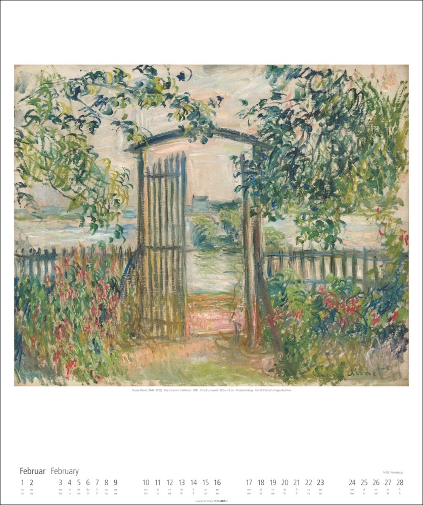 Bild: 9783839900185 | Claude Monet Im Garten Kalender 2025 - Im Garten | Claude Monet | 2025