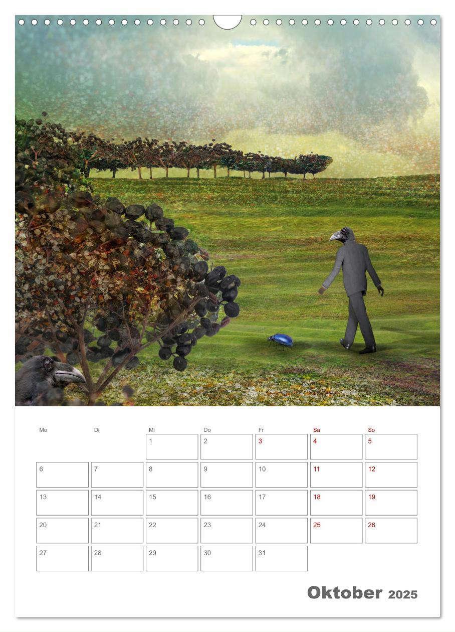 Bild: 9783435952489 | Surrealistische Reisen (Wandkalender 2025 DIN A3 hoch), CALVENDO...