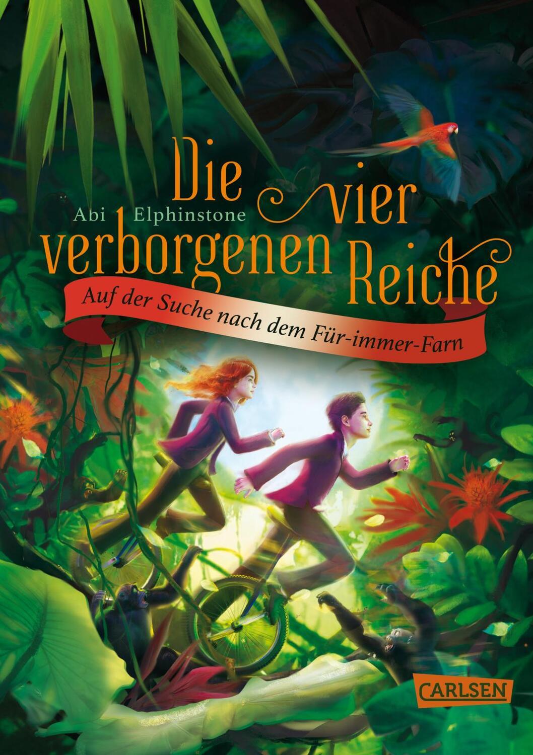 Cover: 9783551558015 | Die vier verborgenen Reiche 2: Auf der Suche nach dem Für-immer-Farn