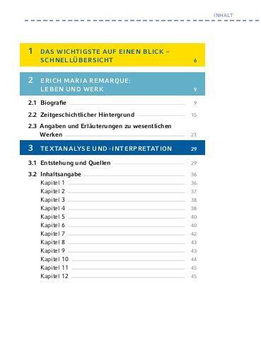 Bild: 9783804420915 | Im Westen nichts Neues von Erich Maria Remarque - Textanalyse und...