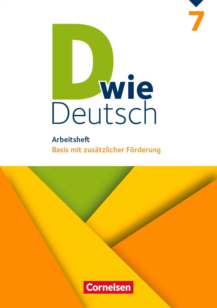 Cover: 9783062000263 | D wie Deutsch 7. Schuljahr - Arbeitsheft mit Lösungen | Wohlrab | Buch