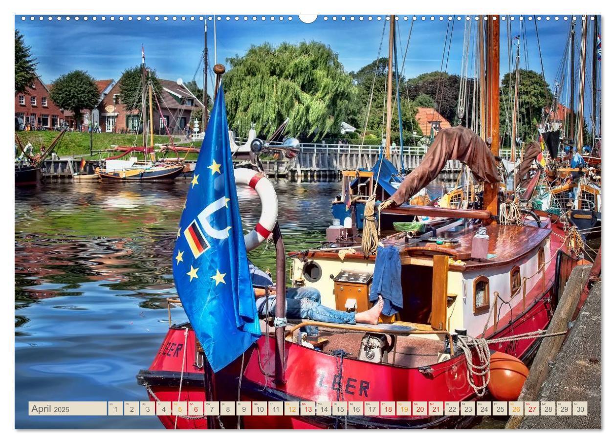 Bild: 9783435662210 | Ostfriesland - der alte Hafen Carolinensiel (Wandkalender 2025 DIN...