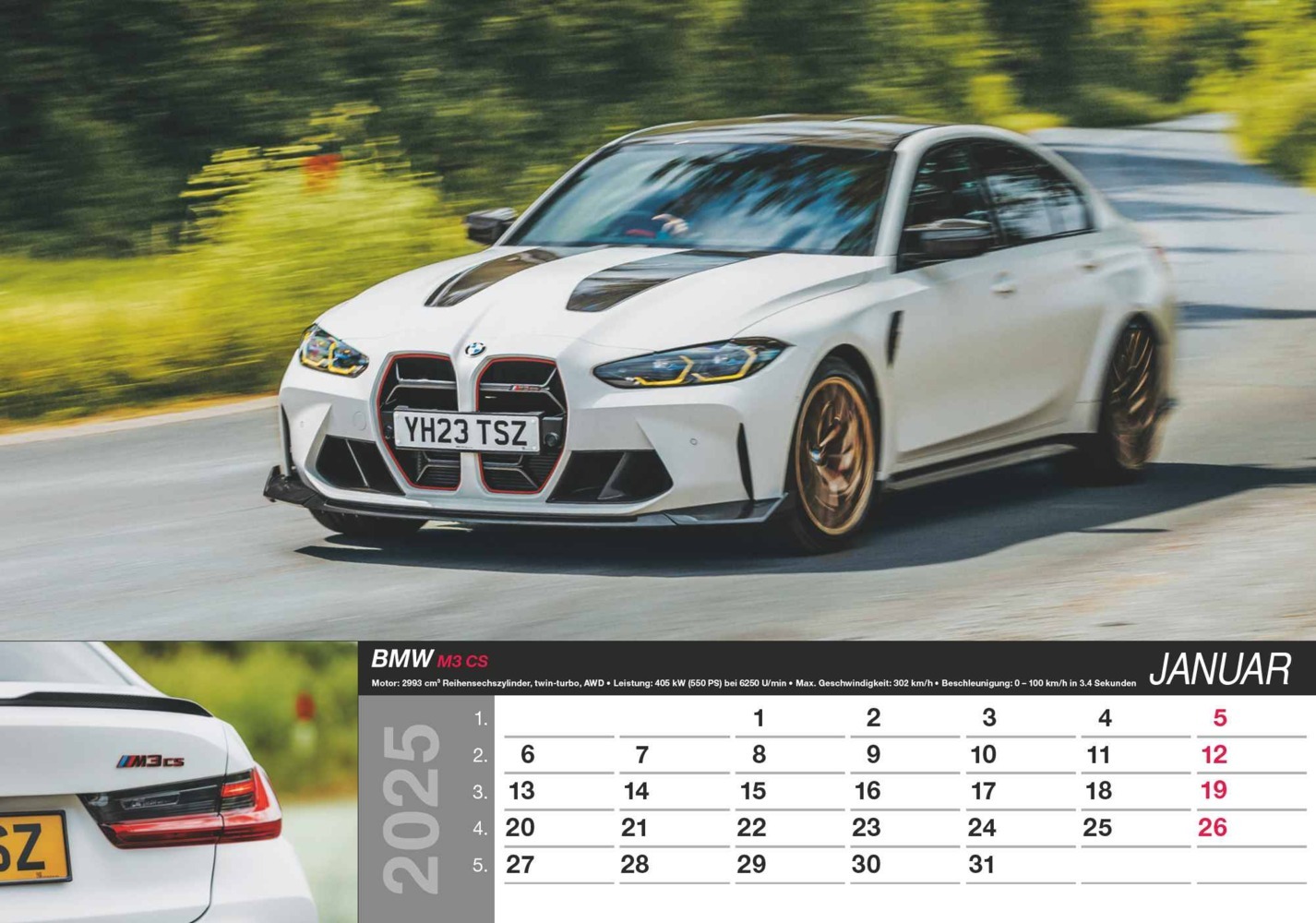 Bild: 4251732344115 | Alpha Edition - Fast Car 2025 Bildkalender, 48,5x34cm, Wandkalender...