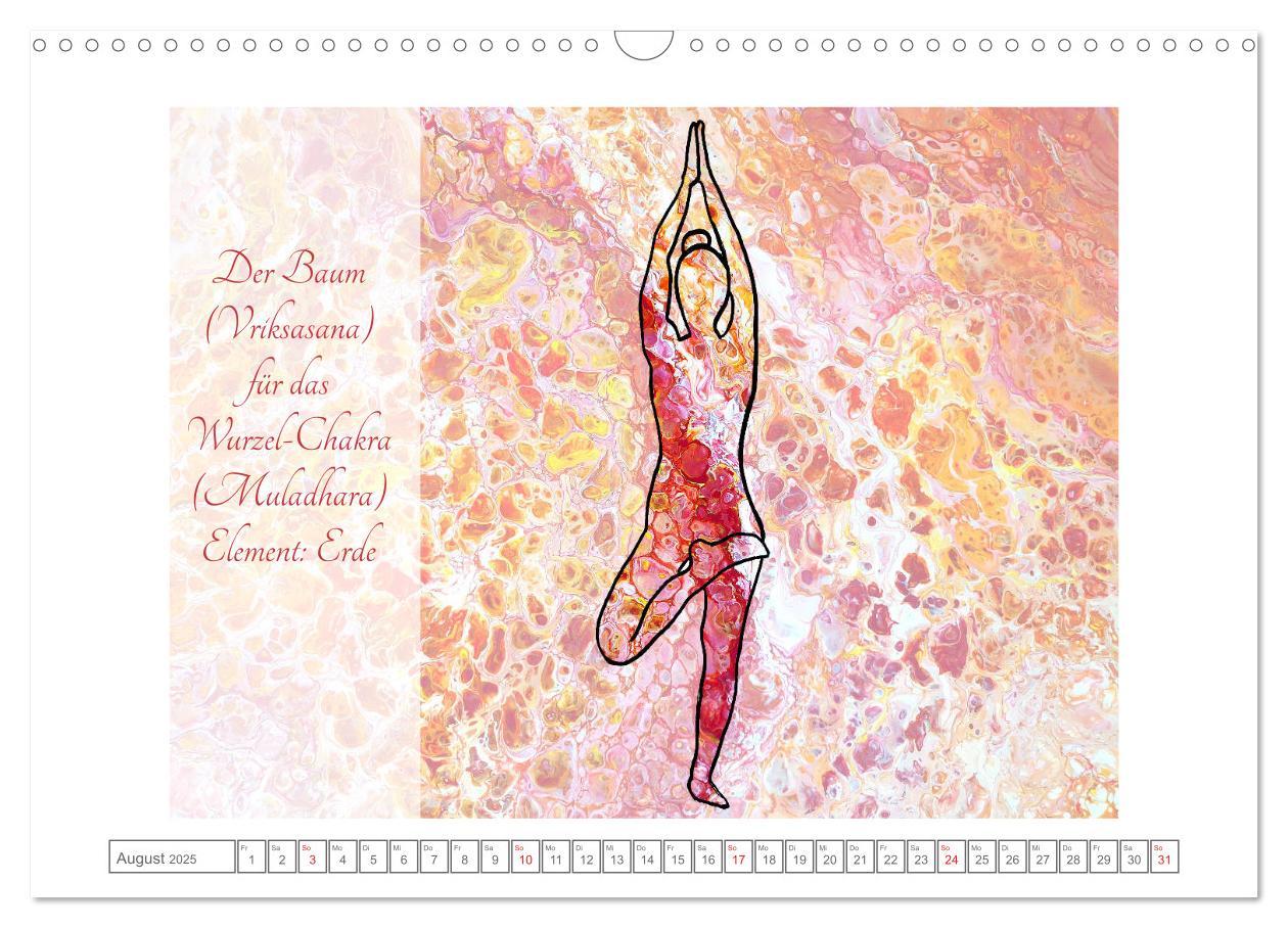 Bild: 9783435117963 | Chakren Yoga (Wandkalender 2025 DIN A3 quer), CALVENDO Monatskalender