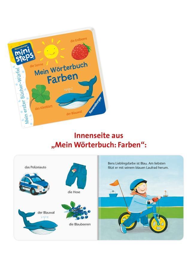 Bild: 9783473317714 | ministeps: Mein erster Bücher-Würfel: Meine ersten Wörter (Bücher-Set)