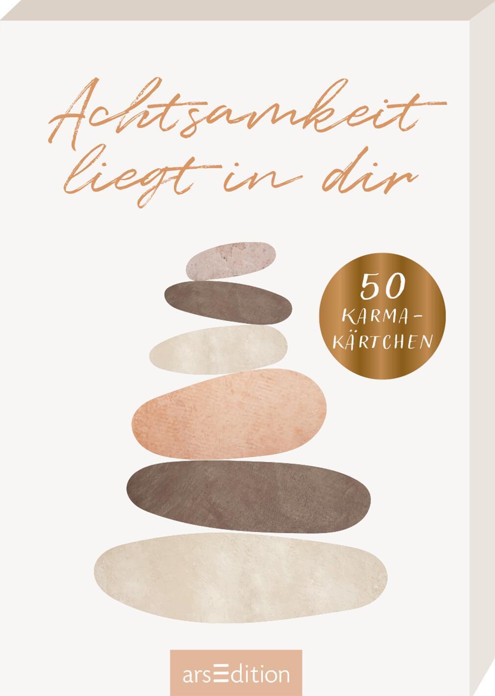 Cover: 9783845849546 | Achtsamkeit liegt in dir | 50 Karma-Kärtchen | Carolin Magunia | Buch