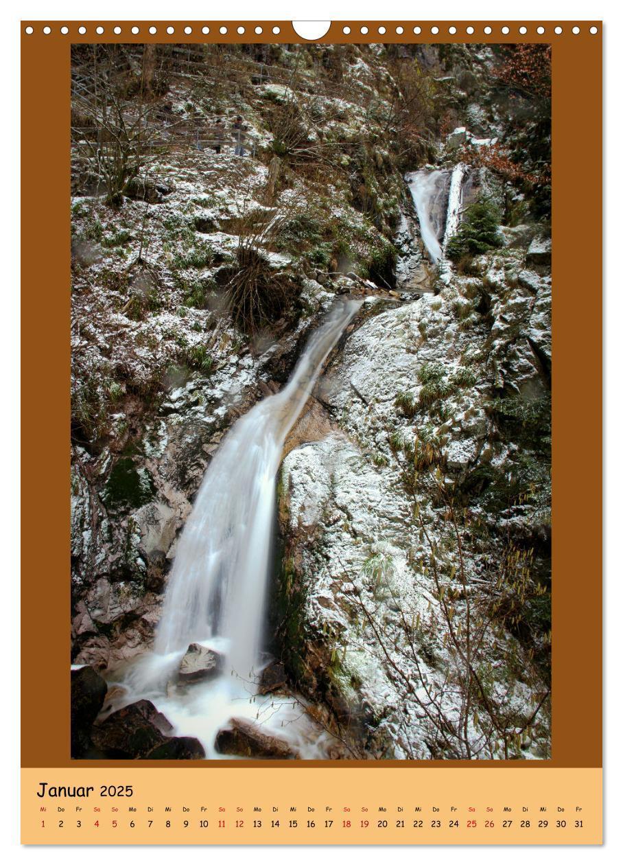 Bild: 9783435920372 | Schwarzwald Wasserfälle (Wandkalender 2025 DIN A3 hoch), CALVENDO...