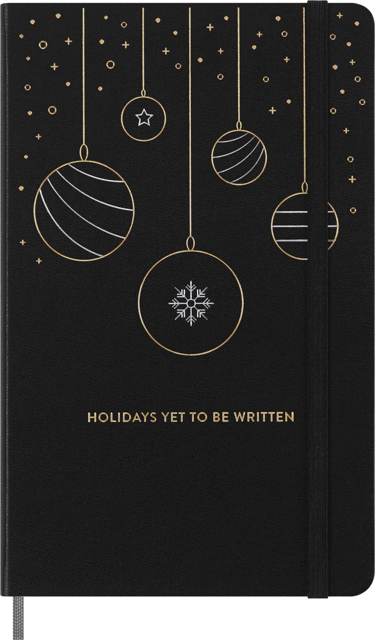 Cover: 8056999274450 | Moleskine Holiday Notizbuch, L/A5, Liniert, fester Einband, Schwarz