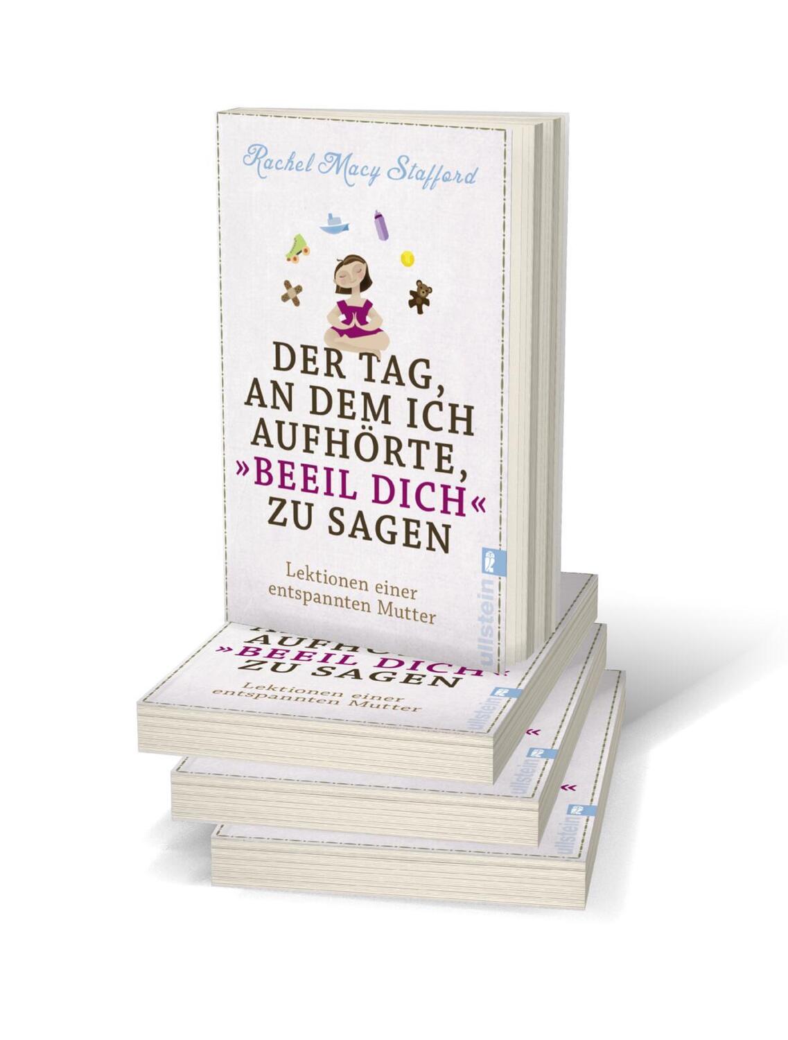 Bild: 9783548375731 | Der Tag, an dem ich aufhörte, "Beeil Dich" zu sagen | Stafford | Buch