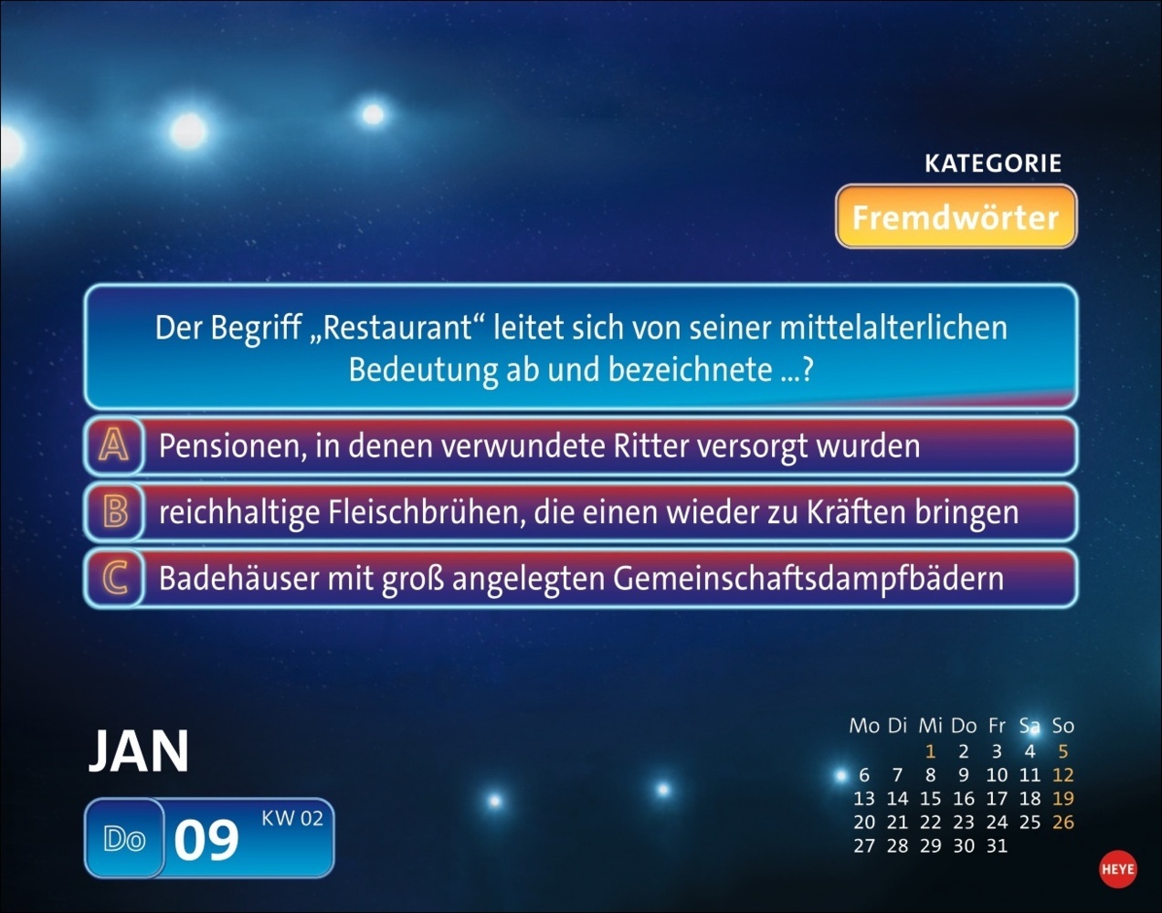 Bild: 9783756406258 | Wer weiß denn sowas? Tagesabreißkalender 2025 | Kalender | Geblockt