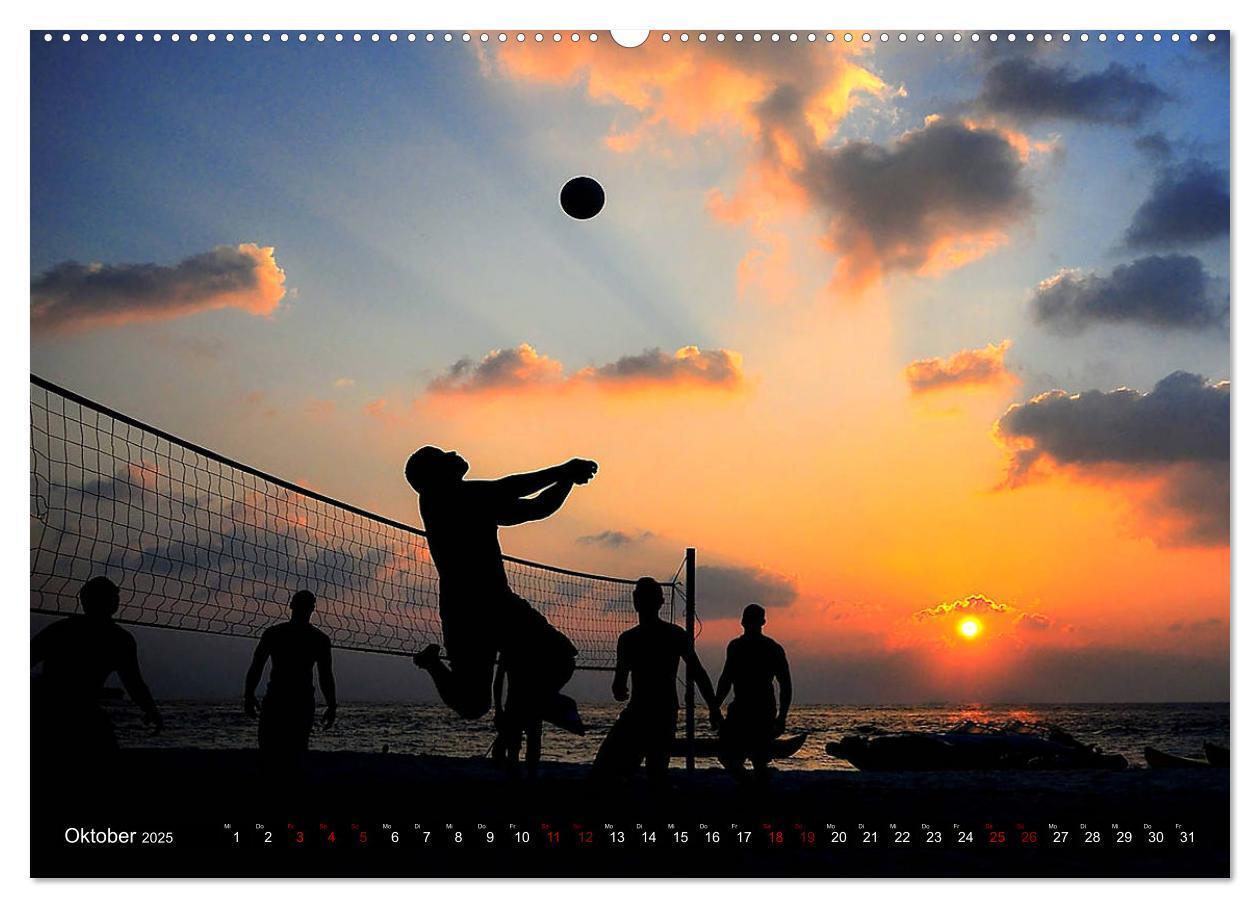 Bild: 9783435419692 | Volleyball Action (Wandkalender 2025 DIN A2 quer), CALVENDO...