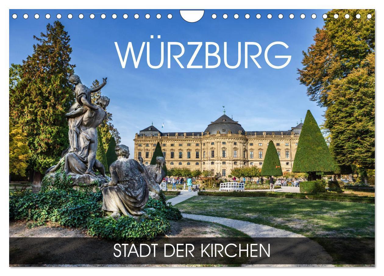 Cover: 9783435225637 | Würzburg - Stadt der Kirchen (Wandkalender 2025 DIN A4 quer),...