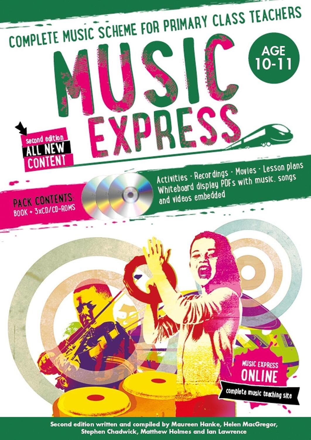 Cover: 9781472900227 | Music Express: Age 10-11 (Book + 3cds + DVD-Rom) | Hanke (u. a.)