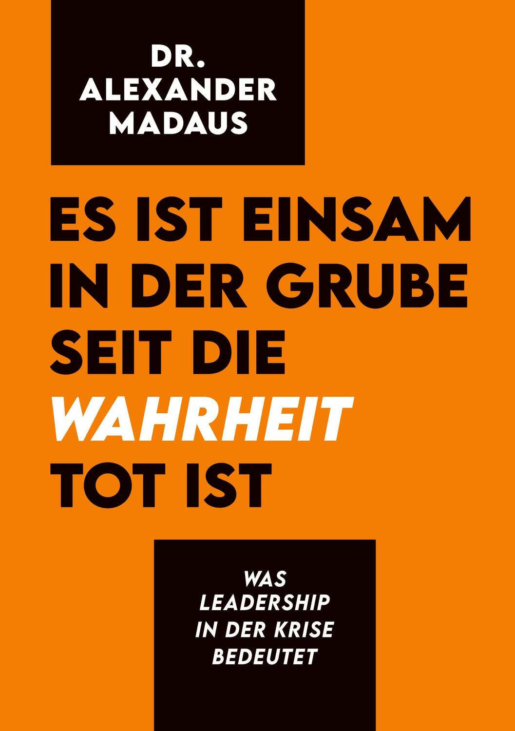 Cover: 9783347086647 | Es ist einsam in der Grube seit die Wahrheit tot ist | Madaus | Buch