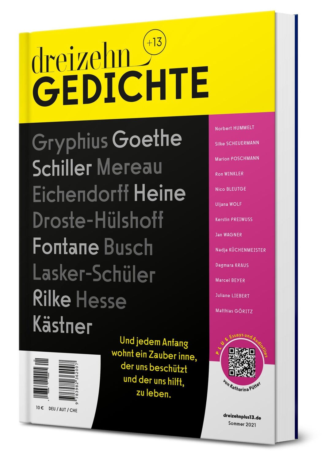 Cover: 9783982362007 | dreizehn +13 Gedichte | Oliver Wurm (u. a.) | Broschüre | 146 S.