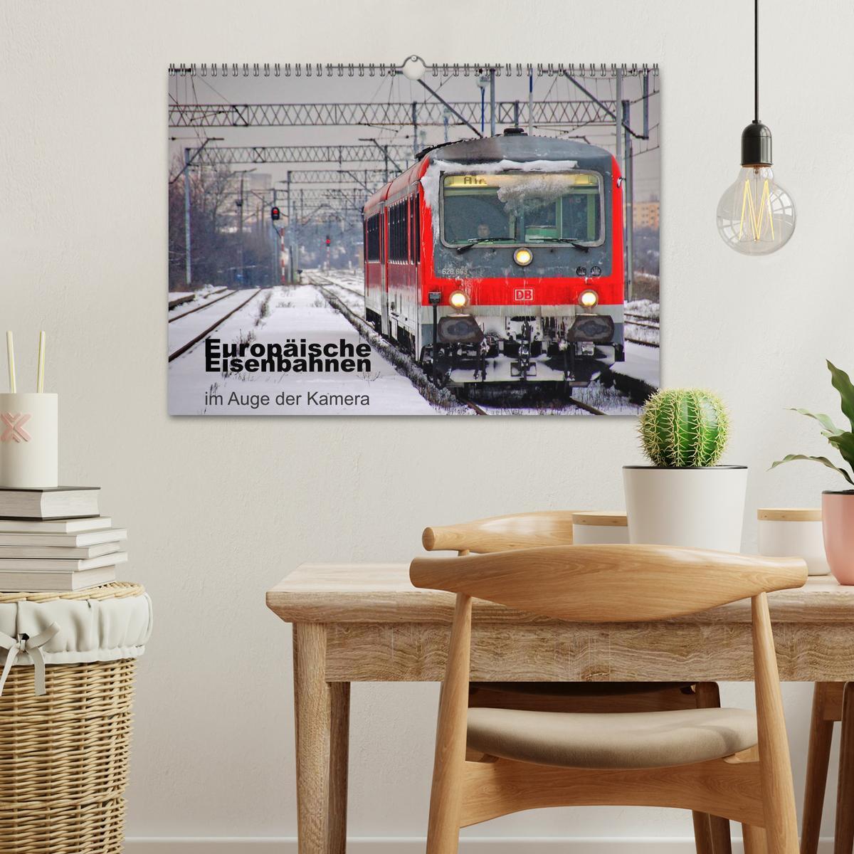 Bild: 9783435613151 | Europäische Eisenbahnen im Auge der Kamera (Wandkalender 2025 DIN...