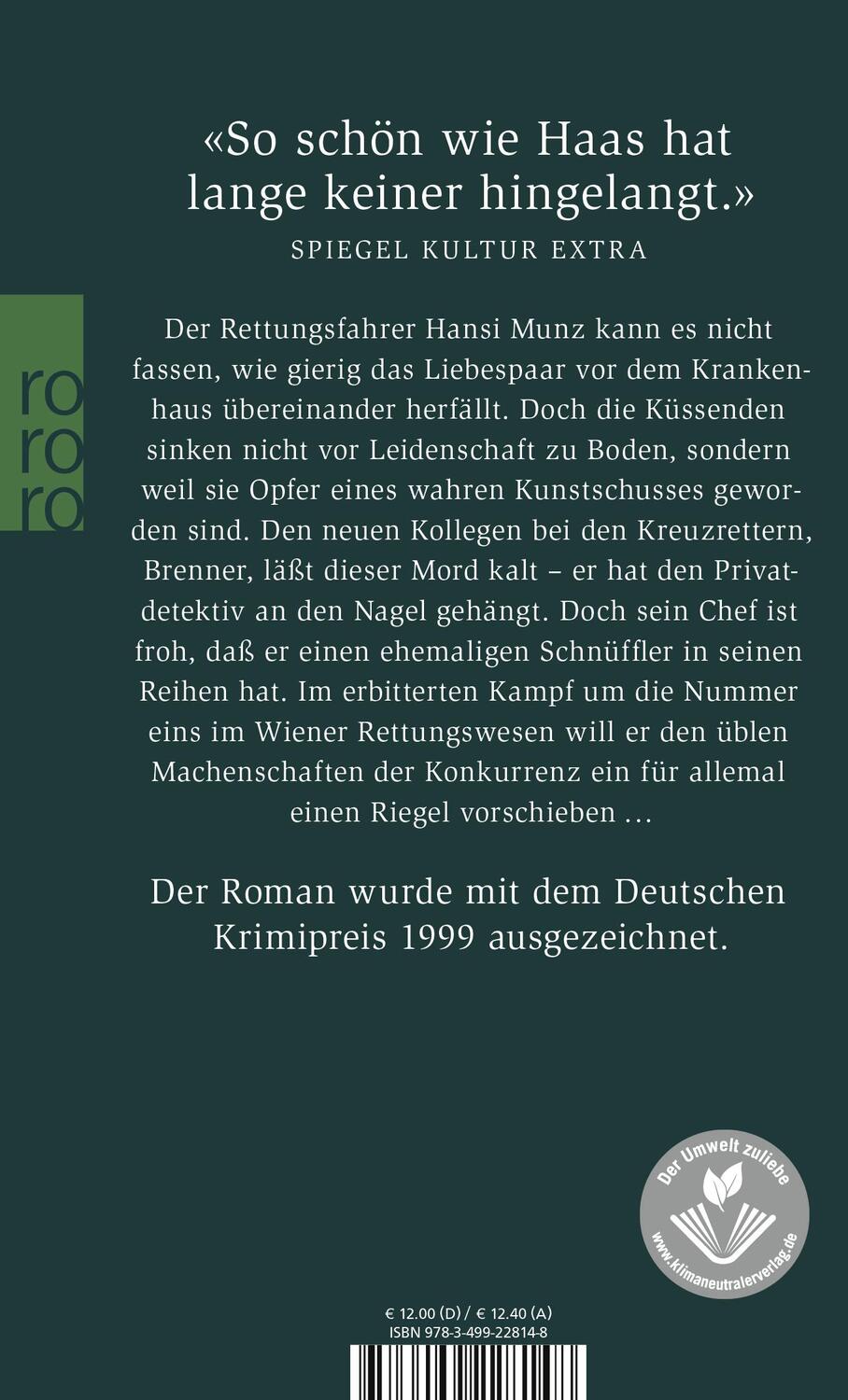 Rückseite: 9783499228148 | Komm, süßer Tod | Wolf Haas | Taschenbuch | Privatdetektiv Brenner