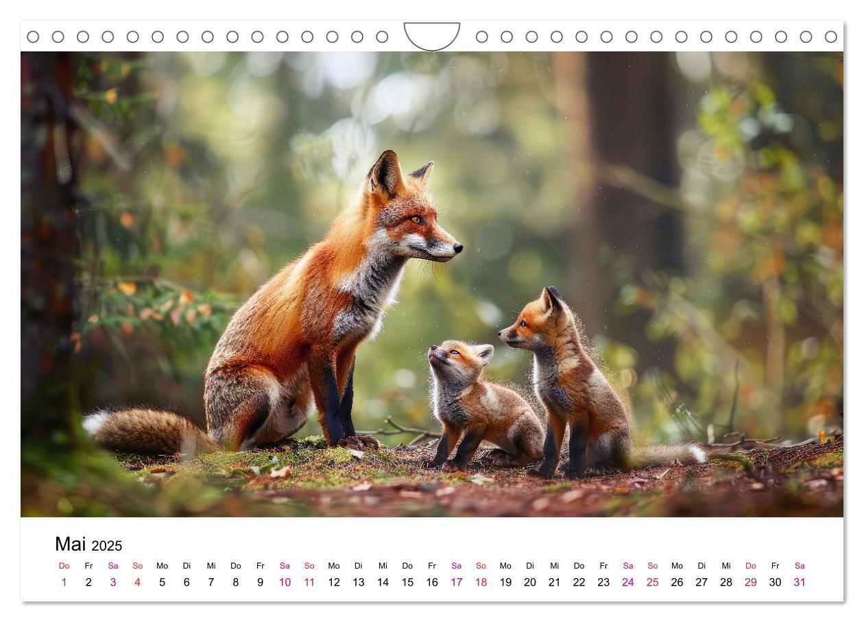 Bild: 9783383815126 | Fuchs - schöne Momente (Wandkalender 2025 DIN A4 quer), CALVENDO...