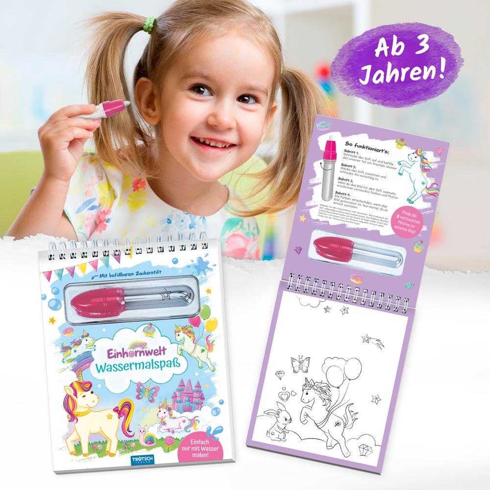 Bild: 9783988022783 | Trötsch Wassermalspaß mit Zauberstift Einhornwelt | KG | Taschenbuch