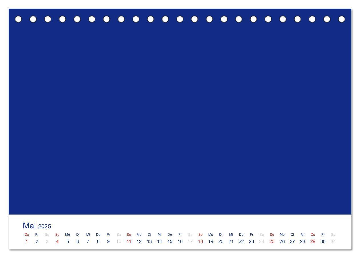 Bild: 9783435588107 | Farbiger Bastelkalender (Tischkalender 2025 DIN A5 quer), CALVENDO...