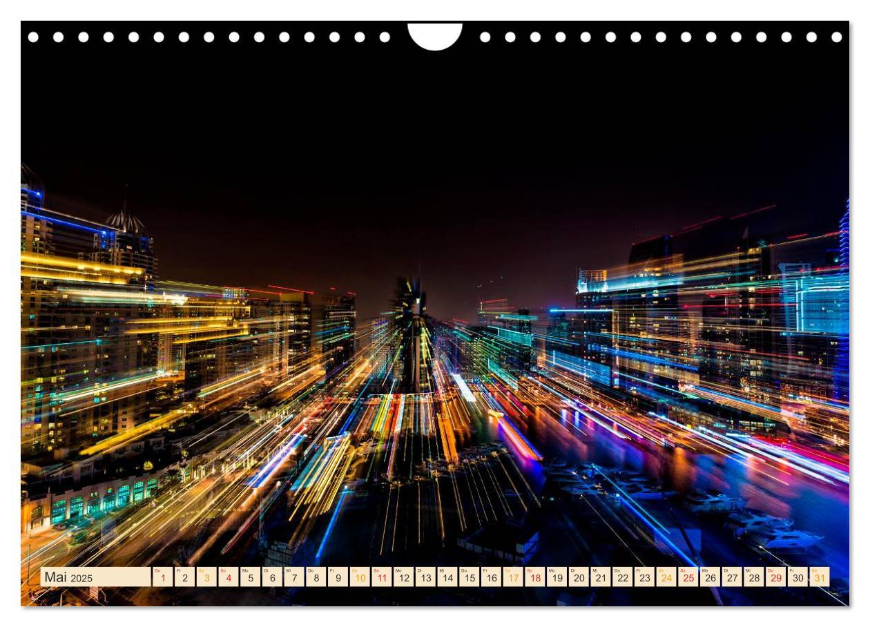 Bild: 9783435467556 | Metropolen der Welt - Skylines in der Nacht (Wandkalender 2025 DIN...