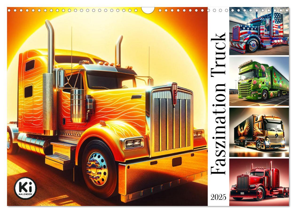 Cover: 9783383770135 | Faszination Truck: KI-Designs von Lack und Leistung (Wandkalender...