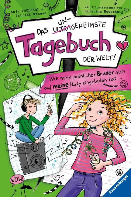 Cover: 9783473408528 | Das ungeheimste Tagebuch der Welt! Band 2: Wie mein peinlicher...