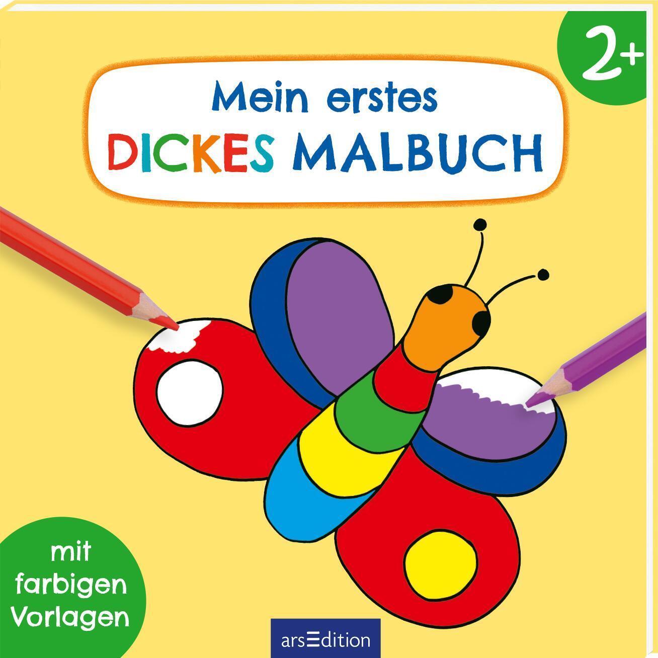 Cover: 9783760783758 | Mein erstes dickes Malbuch | Malbuch mit farbigen Vorlagen ab 2 Jahre