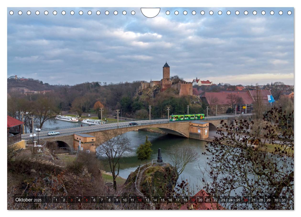 Bild: 9783435230440 | Unterwegs in Halle (Wandkalender 2025 DIN A4 quer), CALVENDO...