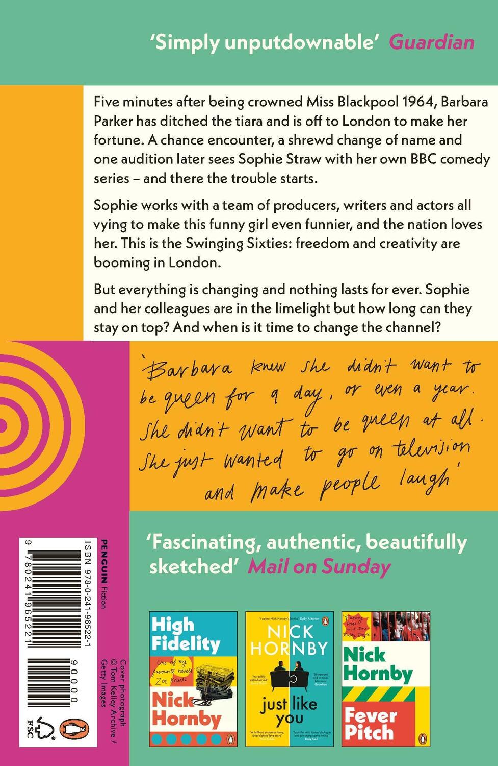 Rückseite: 9780241965221 | Funny Girl | Nick Hornby | Taschenbuch | Englisch | 2015