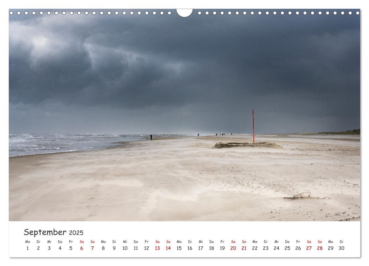 Bild: 9783435979356 | Nordsee, Meer, Strand und Wind (Wandkalender 2025 DIN A3 quer),...