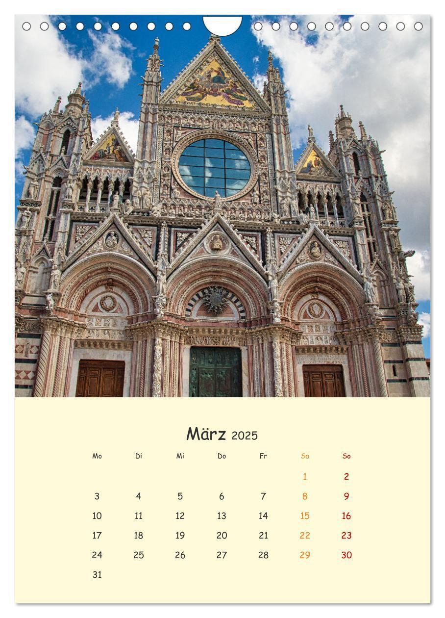 Bild: 9783435887361 | Siena - Impressionen (Wandkalender 2025 DIN A4 hoch), CALVENDO...