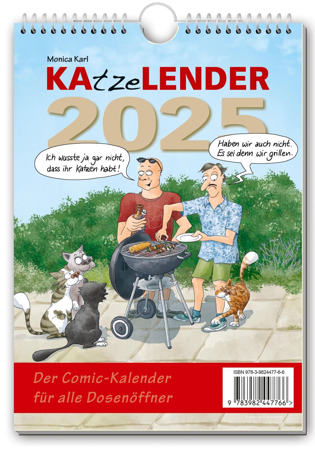 Cover: 9783982447766 | KAtzeLENDER 2025 | Der Comic-Kalender für alle Dosenöffner | Karl