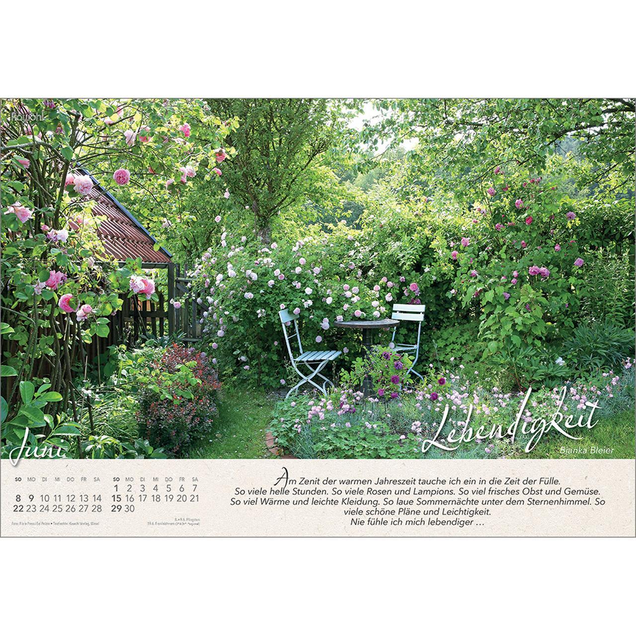 Bild: 9783754808054 | Wo Himmel und Erde sich berühren 2025 | Gartenkalender | Bianka Bleier