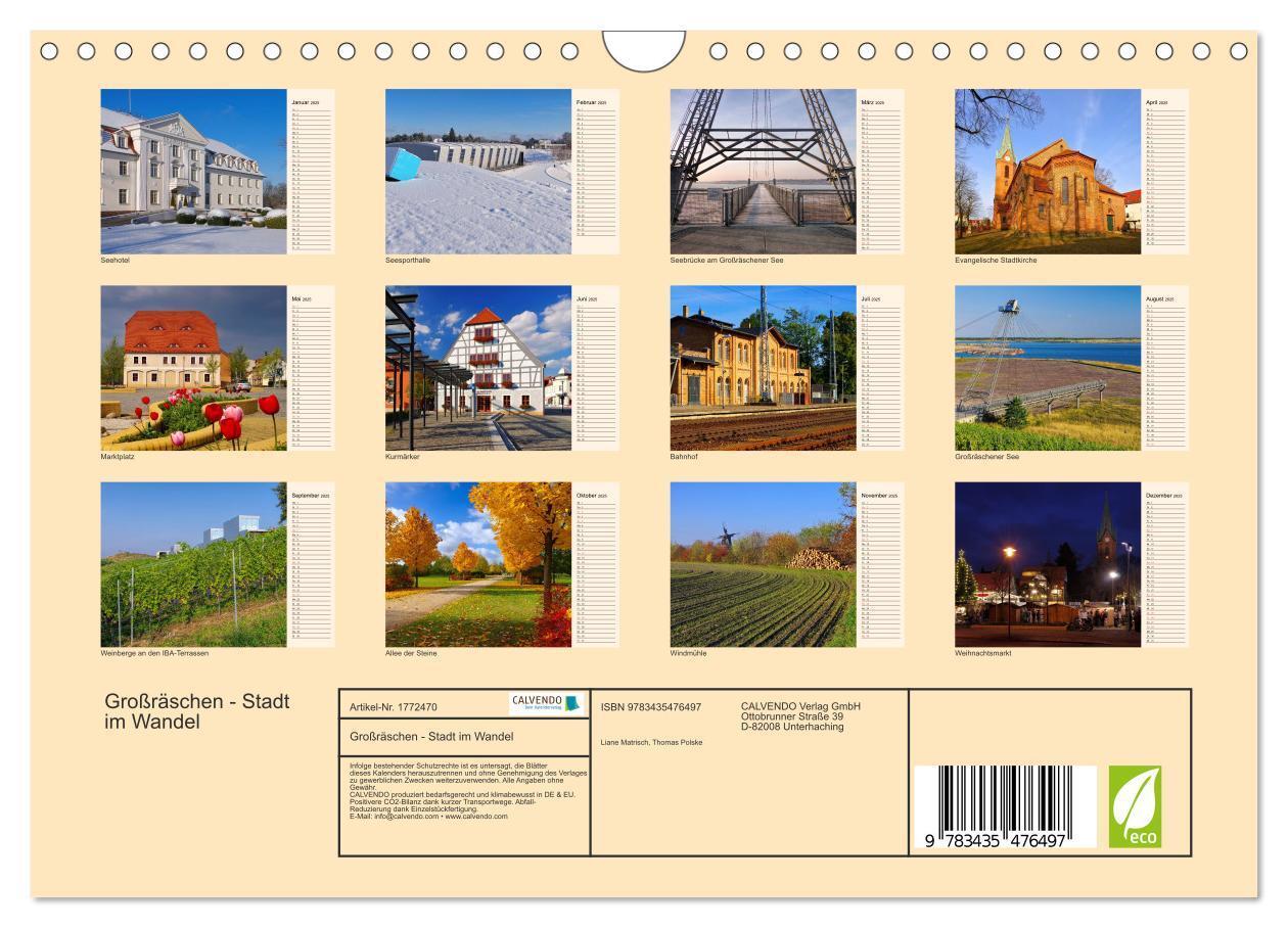 Bild: 9783435476497 | Großräschen - Stadt im Wandel (Wandkalender 2025 DIN A4 quer),...