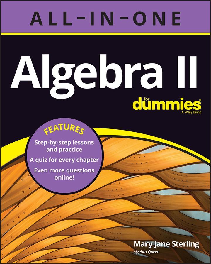 Cover: 9781119896265 | Algebra II All-In-One for Dummies | Mary Jane Sterling | Taschenbuch