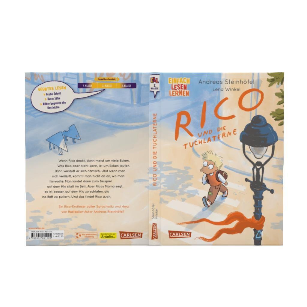 Bild: 9783551691125 | Rico und die Tuchlaterne | Andreas Steinhöfel | Buch | Rico | 64 S.