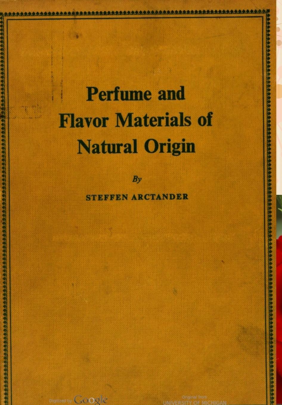 Cover: 9780244329211 | Perfume and Flavor Materials of Natural Origin | Steffen Arctander